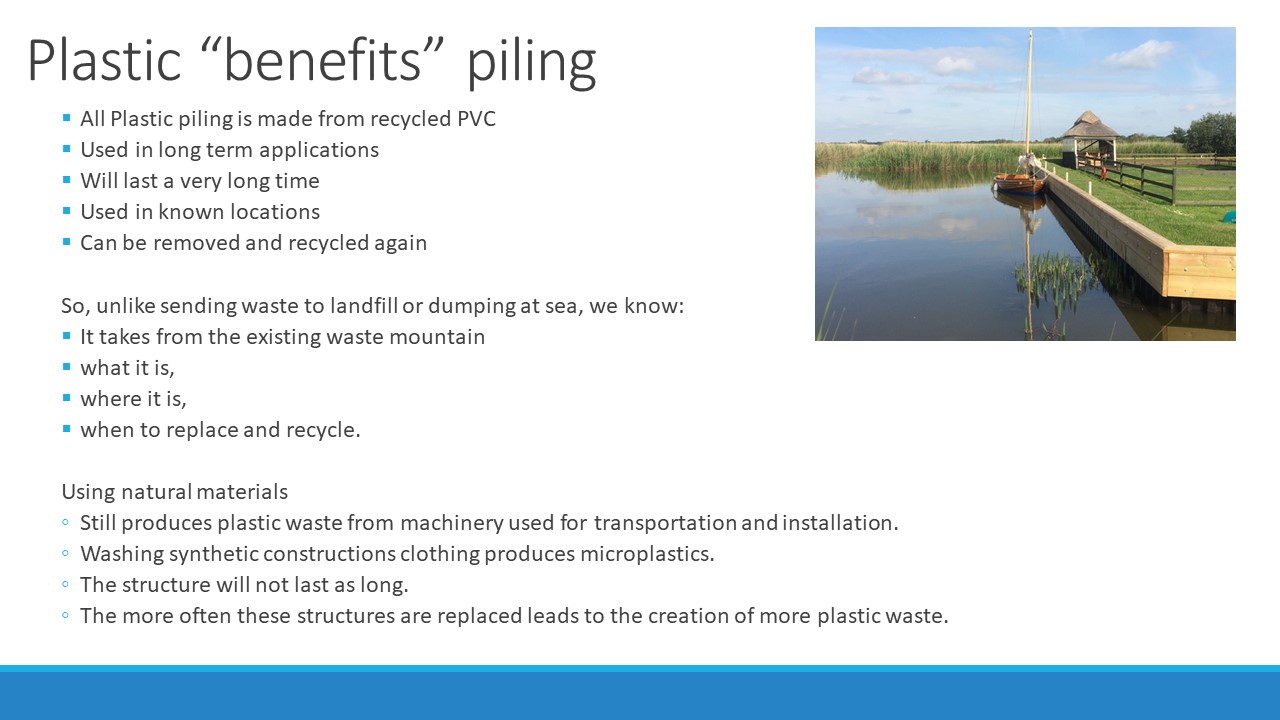Plastic Sheet Piling - plastic piling
