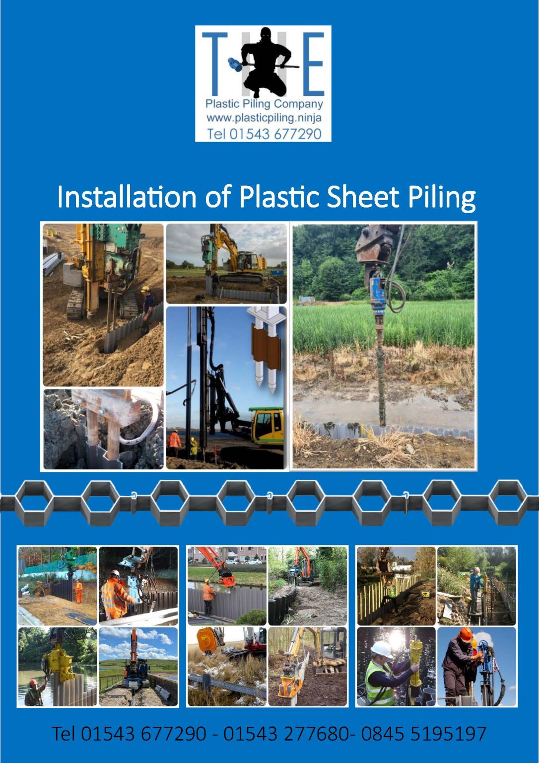 Plastic Sheet Piling Installation Solutions