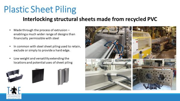 Plastic Sheet Piling - plastic piling