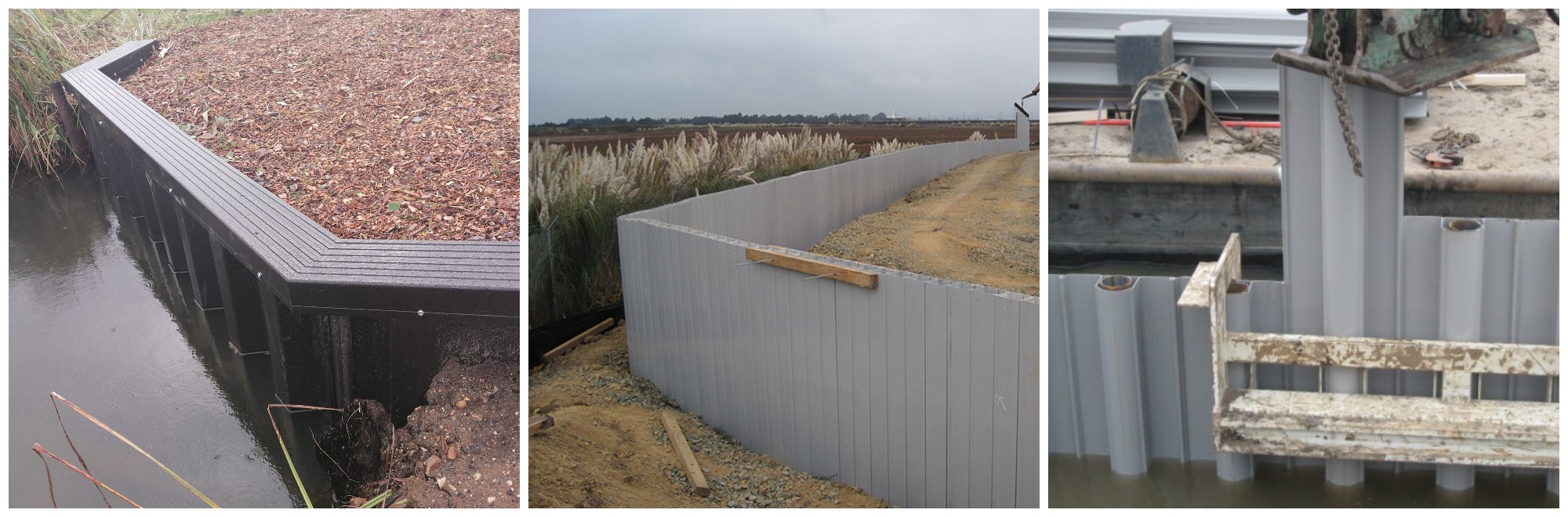 THE Advanced Plastic Sheet Piling - plastic piling